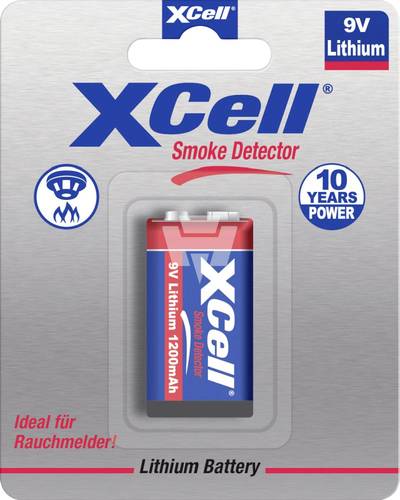 XCell CR9V/P 9V Block-Batterie Lithium 1200 mAh 9V 1St.