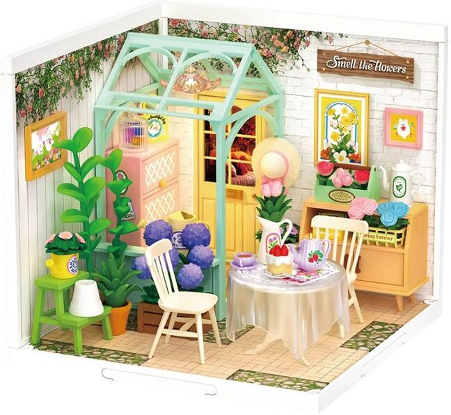 Super Creator : Blooming Tea Garden - Maison Miniature Plastique Rolife