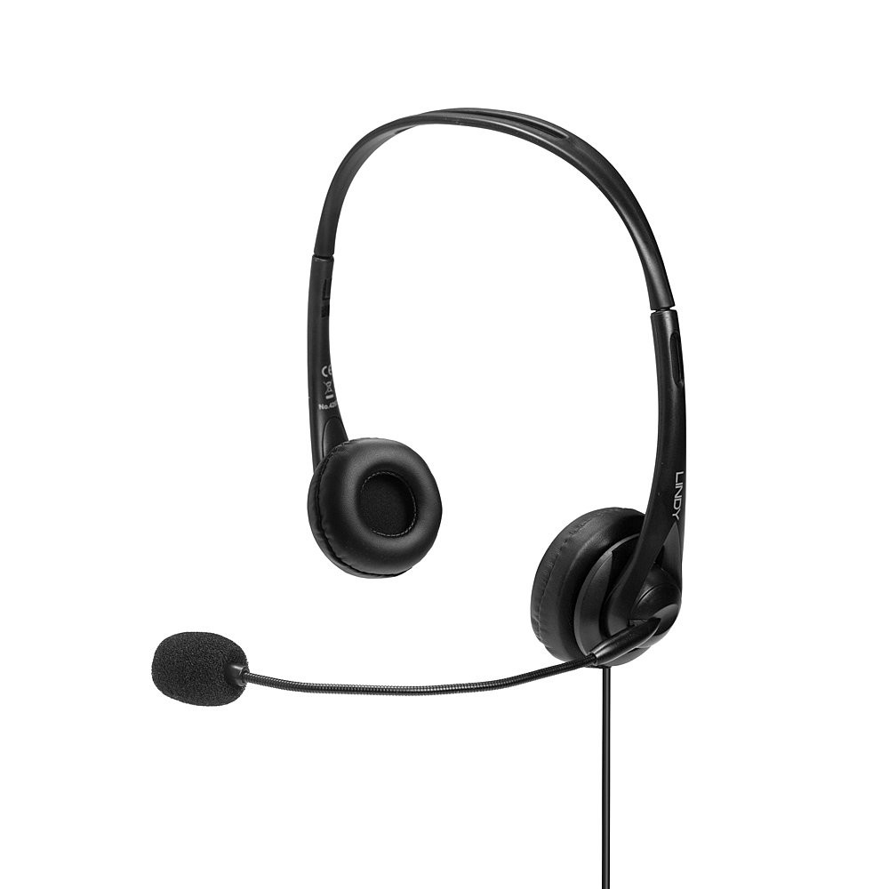 Lindy USB Stereo Headset met Microfoon