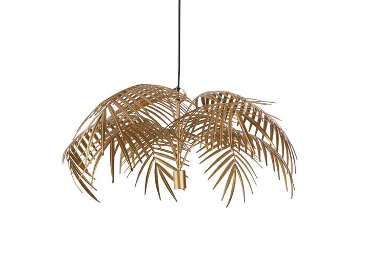 Suspension en zinc doré, Ø83 cm