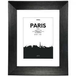 Hama-126041 K.R.PARIS  SCHWAR.  13X18 Kunststoff-Bilderrahmen