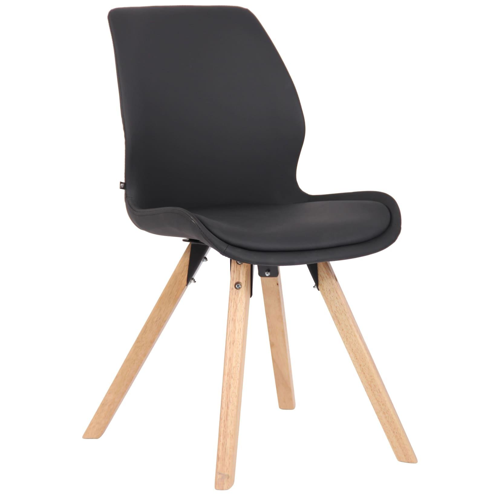 CLP Stuhl Luna Kunstleder Farbe: schwarz, Material: Kunstleder