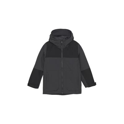 Outdoorjacke COLOR KIDS "Outdoorjacke COJr. Jacket - Colorblock", Kinder, Gr. 140, schwarz (phantom), Obermaterial: 100% Polyester PES., Jacken Outdoorjacke