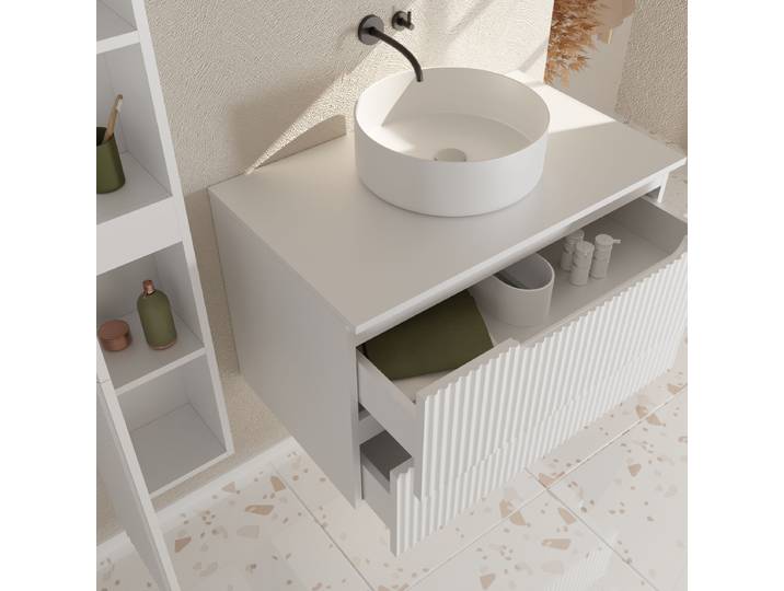 Keramik-Aufsatzbecken COLORIA rund 36 x 12 x 36cm