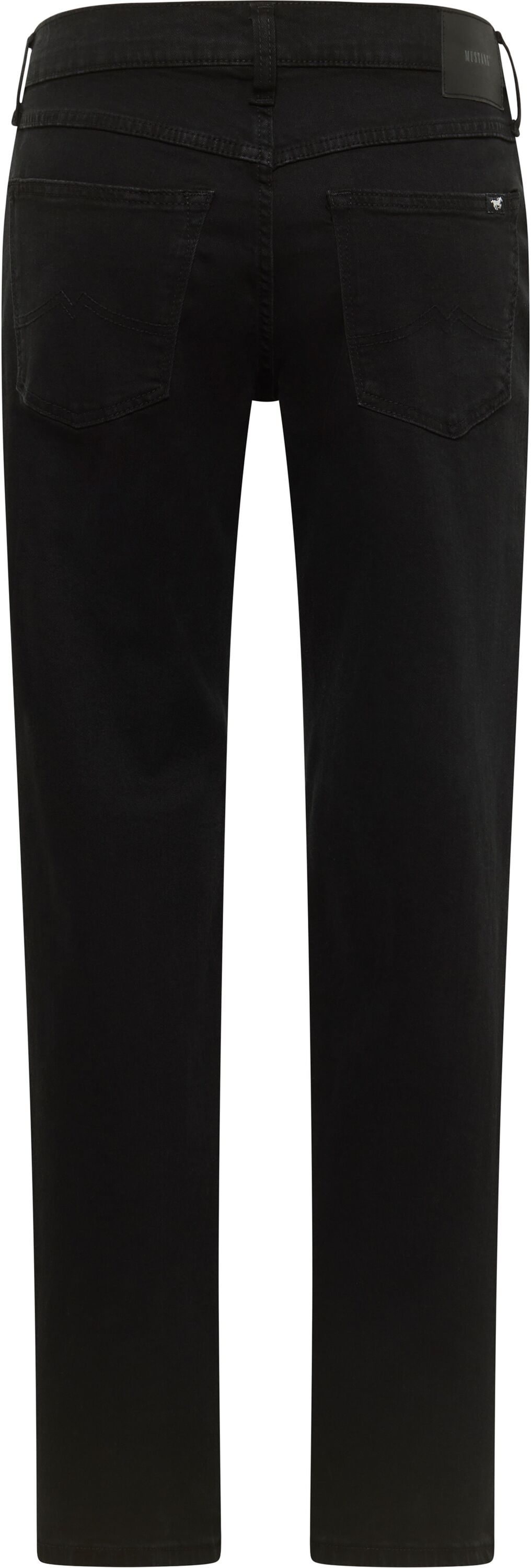 Straight-Jeans MUSTANG "Herren Style Big Sur Straight", Herren, Gr. 38, Länge 32, schwarz (940 schwarz), Denim/Jeans, 99% Baumwolle, 1% Elasthan, unifarben, straight fit, Jeans Straight-Jeans 940 schwarz 38, Länge 32