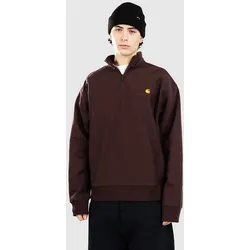 Carhartt WIP Half Zip American Script Half-Zip Sweater palisander Gr. S