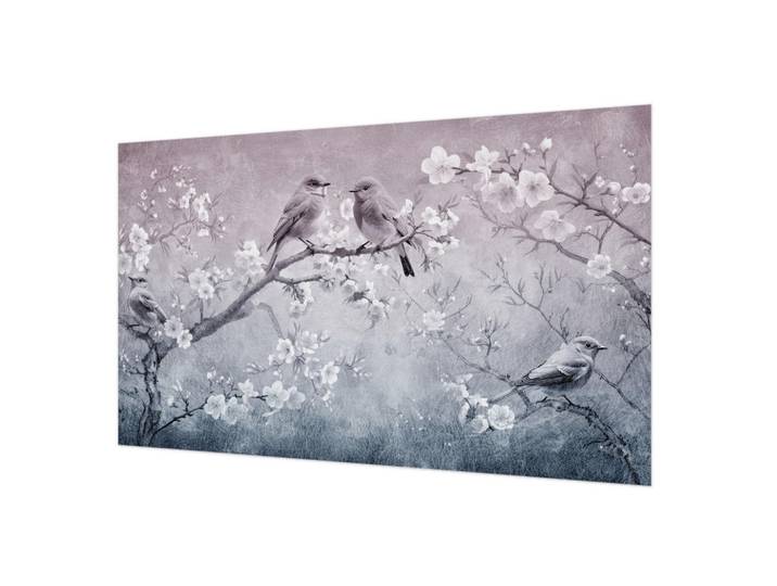 Wallfluent Fototapete 416x254 cm - Subtile Natur, Grau, 416x254 cm, Tapeten & Wandverkleidungen, Fototapeten