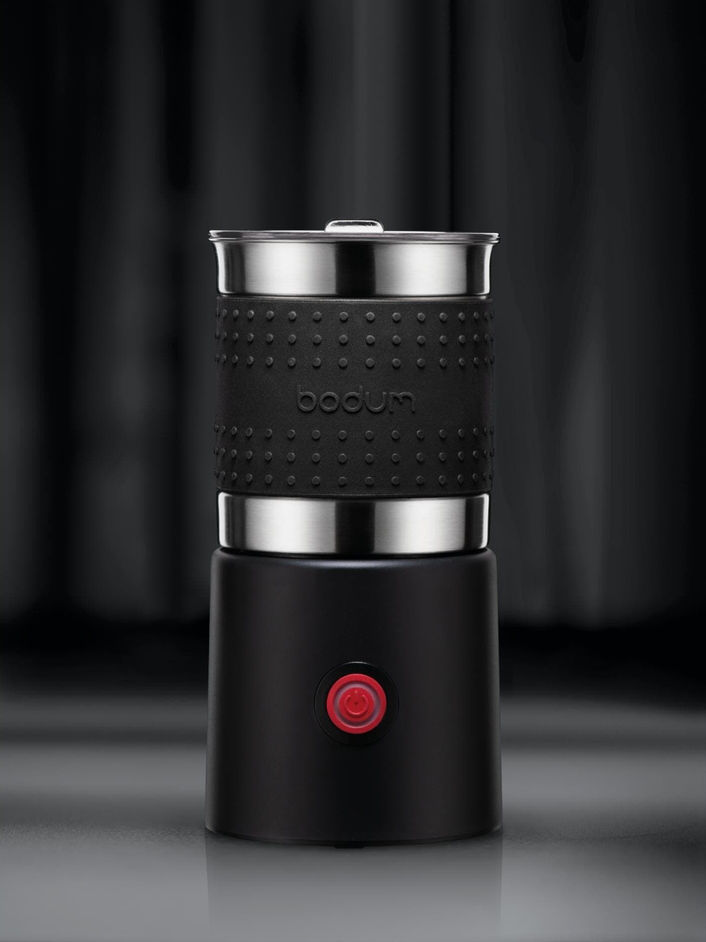 BODUM Milchaufschäumer "Bistro 0.4 l Schwarz", schwarz, Milchaufschäumer, Milchaufschäumer schwarz Einheitsgröße