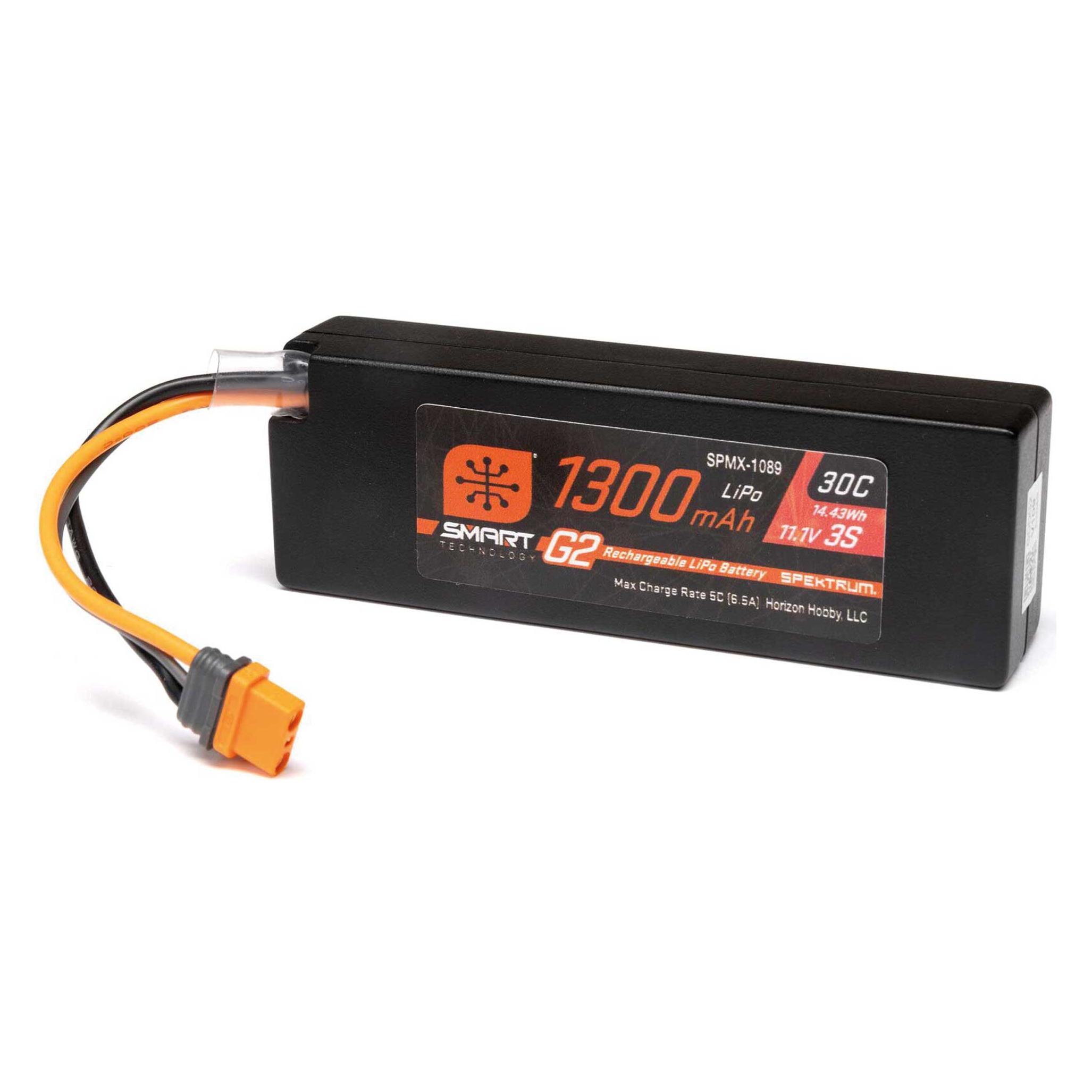 Spektrum AKKU Li-Po 3S 30C IC2 (1300 mAh, 11.10 V) (SPMX-1089)