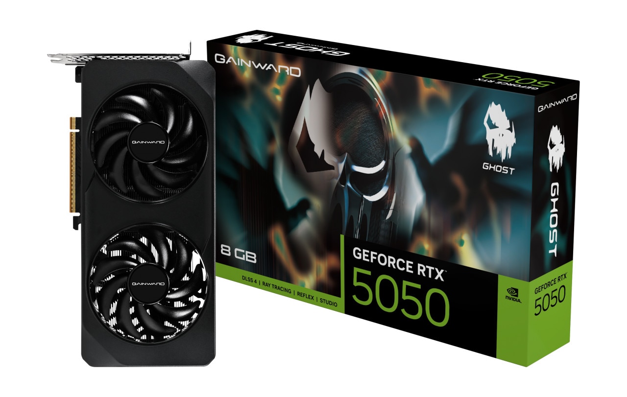 GAINWARD GeForce RTX 5050 Ghost 8GB GDDR6 Grafikkarte HDMI/3xDP NE65050019P1-GB2070B