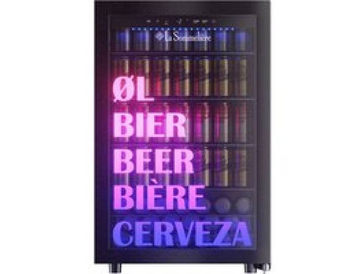 Cave à bière - Pose libre - LA SOMMELIERE - BEER150 - 128 L - Classe C - 54 x 55 3 x 83 cm - Noir