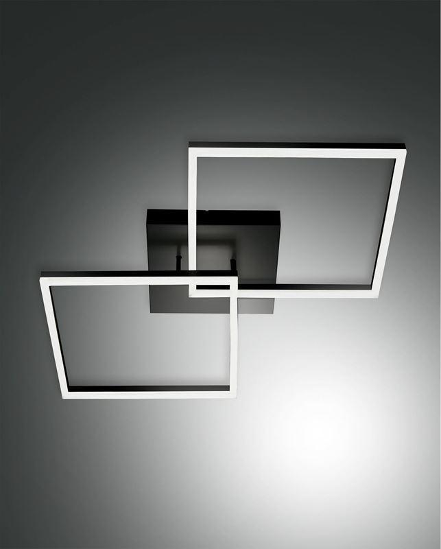 Fabas Luce LED-Deckenleuchte Bard Schwarz 3394-65-101 8019282545668
