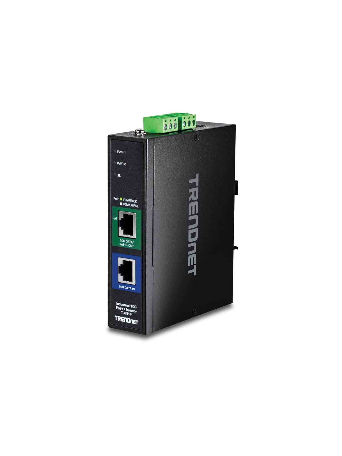 TRENDnet TI-IG319 - Version 1 - PoE injector - 10G industrial - 120 Watt - TAA Compliant