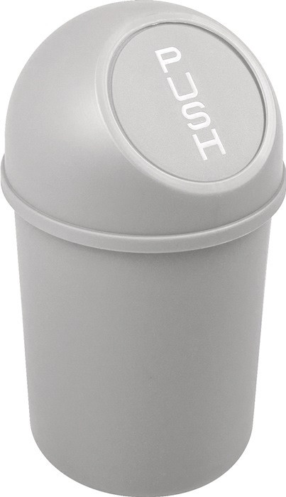 Helit Abfalleimer met push-inwerpklap, 6 liter