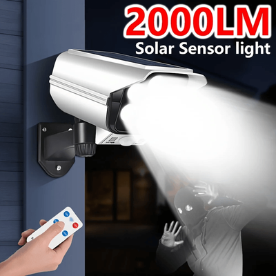 Inspire Essentials SolarGuard 2000 Lumen Motion Sensor Solar Floodlight Outdoor Wireless Security Light 4pcs
