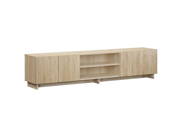 Vidaxl Tv Stand 180 X 34.5 X 40 Cm Sonoma Oak Engineered Wood