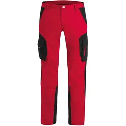Bundhose "FABIAN" - 50 - rot/schwarz