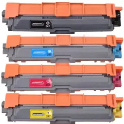 Kompatibles Tonerkartuschen Set Brother TN-247 schwarz, cyan, magenta, gelb, TN247CMYK