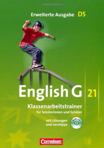 Bärbel Schweitzer - English G 21 - Erweiterte Ausgabe D: Band 5: 9. Schuljahr - Klassenarbeitstrainer mit Lösungen und CD - Preis vom 02.10.2026 23:42:20 h