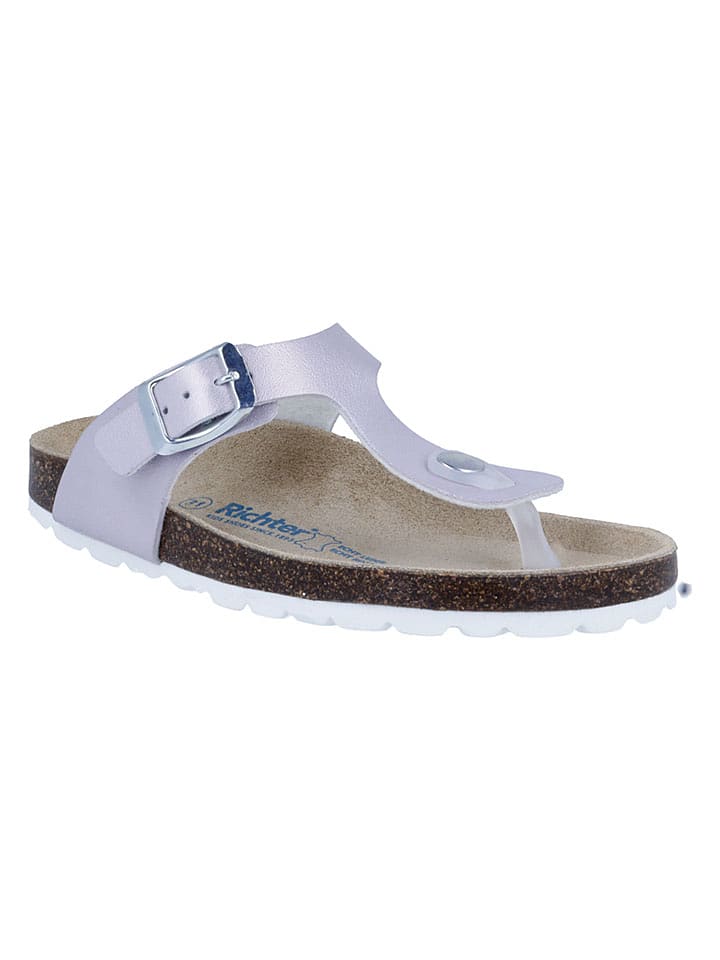 Richter Shoes Zehentrenner "Bio" in Lila - 32