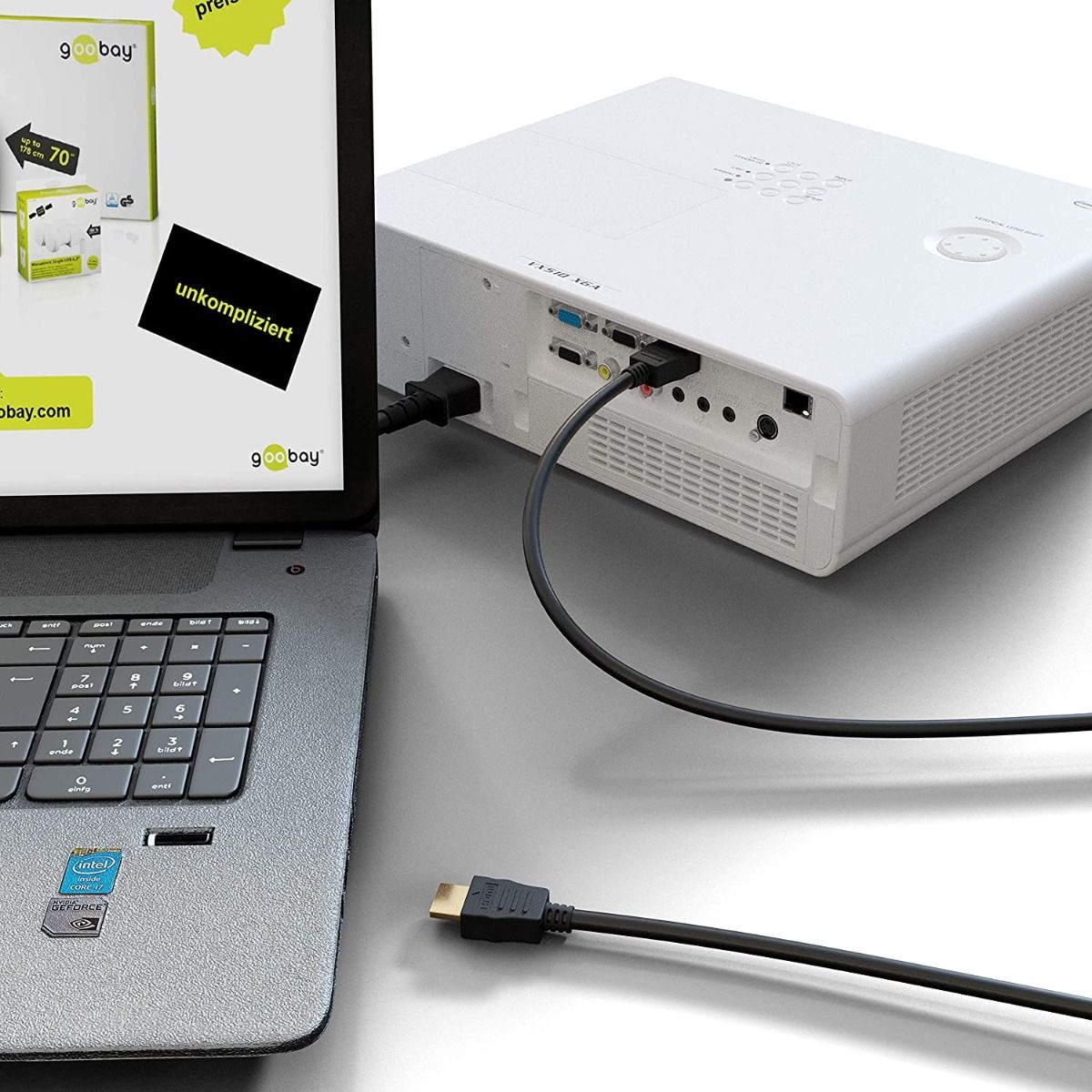 GB HDMI Kaapeli V2.1 8K 1.5 metriä