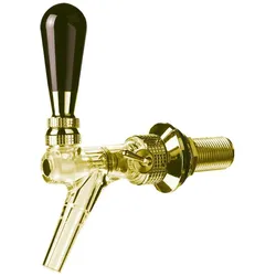 Ich-zapfe Kompensatorhahn Modell - Speedy X transparent, Goldfarben, Getränkespender Zubehör, Transparent