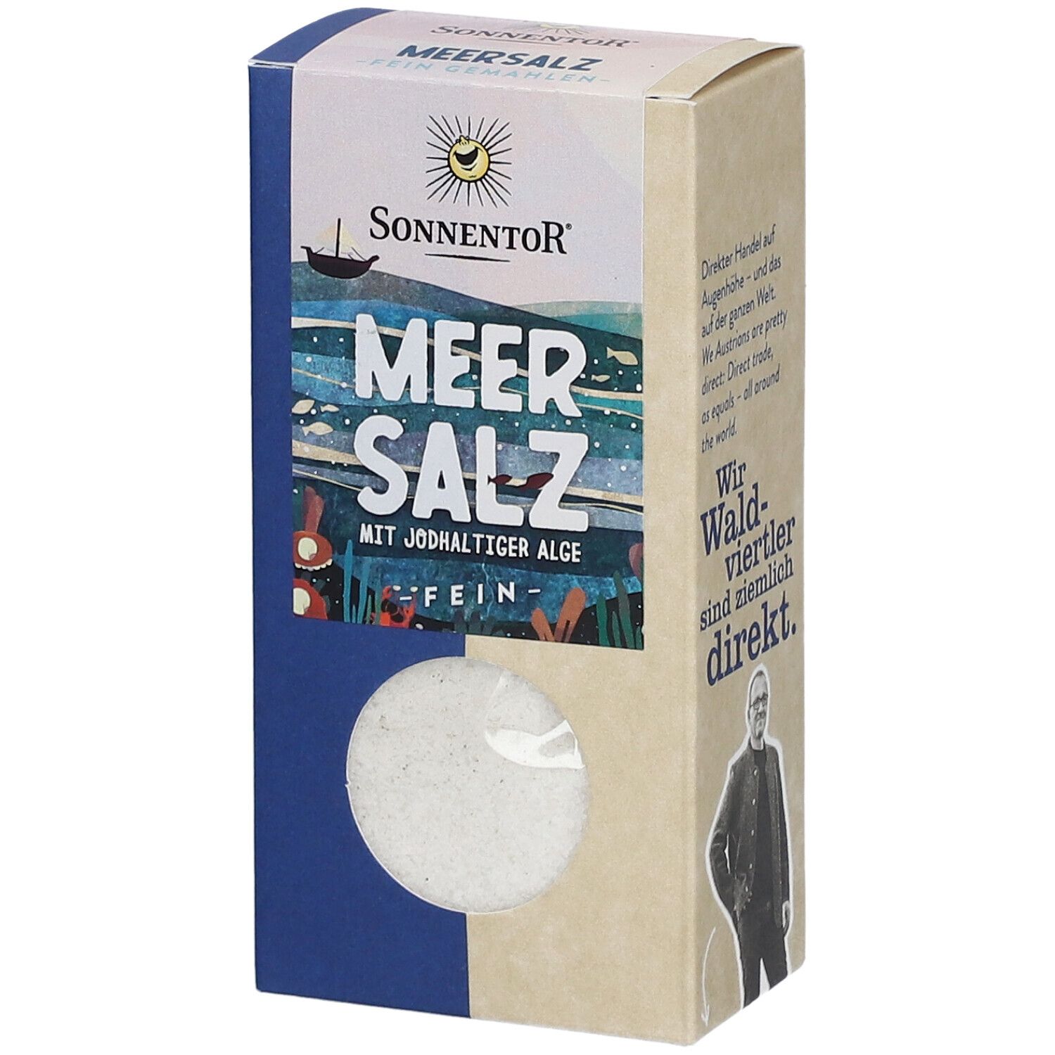 Sonnentor Meersalz Jodh.alge 150 g Salz