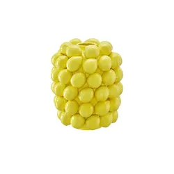 HOME STORY Vase 3D Zitrone   , gelb , Porzellan , Maße (cm): H: 29  Ø: 22