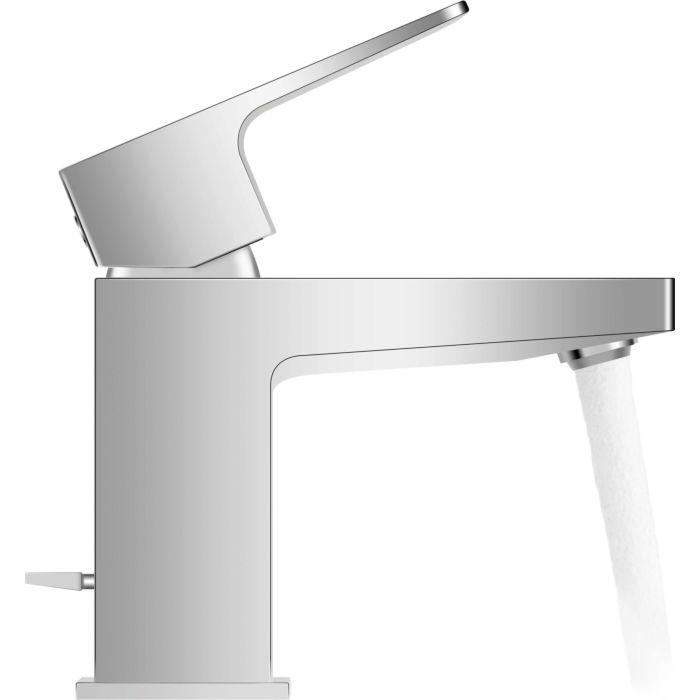 Duravit S FreshStart Manhattan Waschtischarmatur MH1011001010 Ausladung 95mm, mit Zugstangen-Ablaufgarnitur, chrom