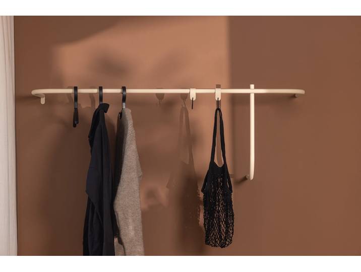 Garderobe Tamina – Minimalistisches Design mit flexibler Montage - Cashew - Luxusbetten24