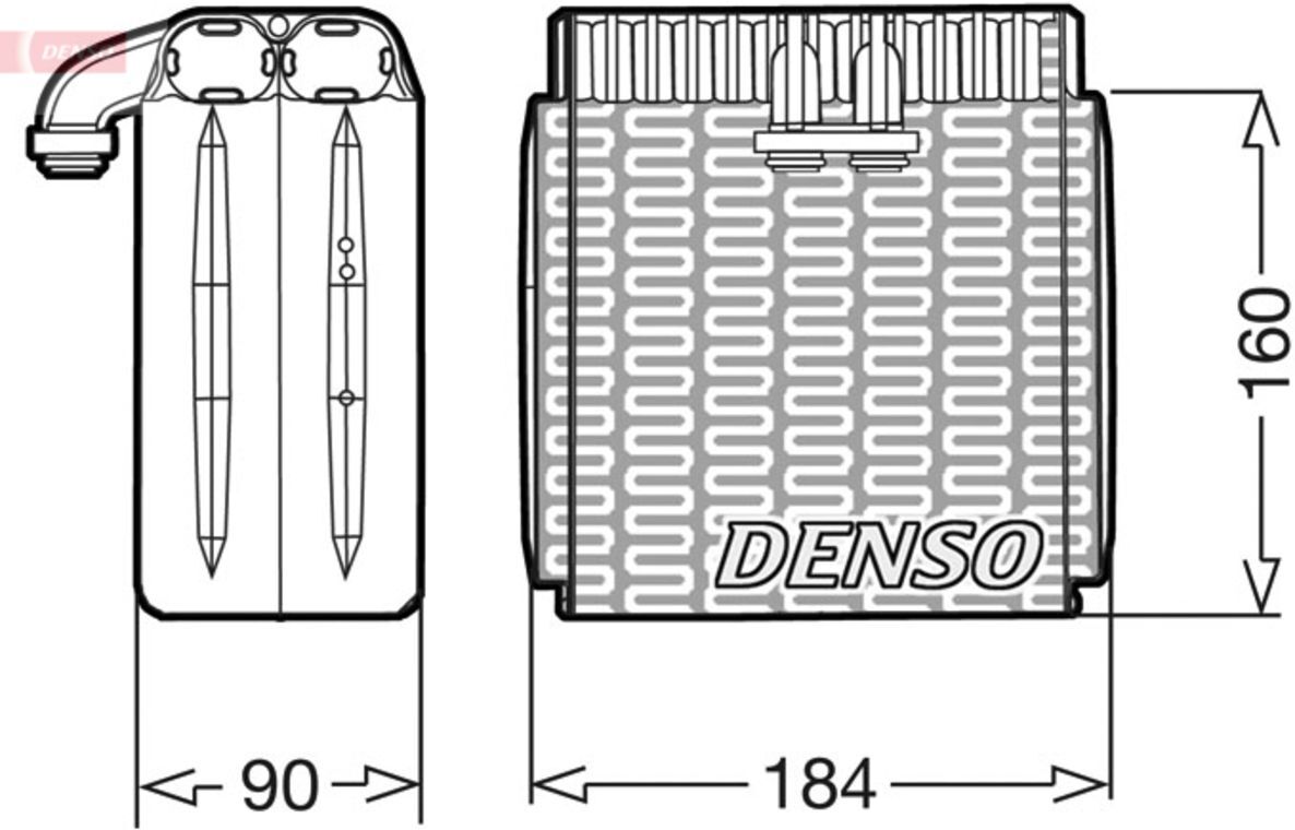 Wischblatt DENSO DF DF-035, 600mm, Vorne, 2 Stück