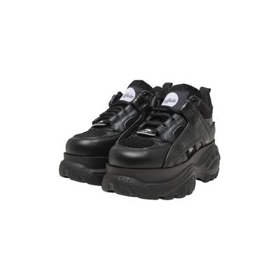 Sneaker BUFFALO "Buffalo 1339-14 2.0", Damen, Gr. 38, schwarz (schwarz, animal mix), Polyester, Schuhe Sneaker