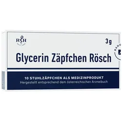 Glycerin Zäpfchen Rösch 3g 10 St