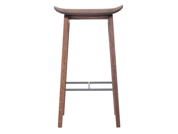 NORR11 NY11 Barstuhl 65cm Dark smoked oak