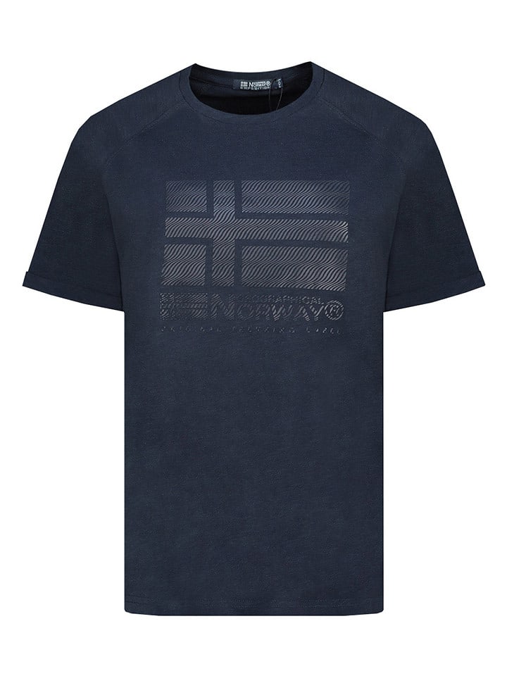 Geographical Norway Shirt in Dunkelblau - XXL