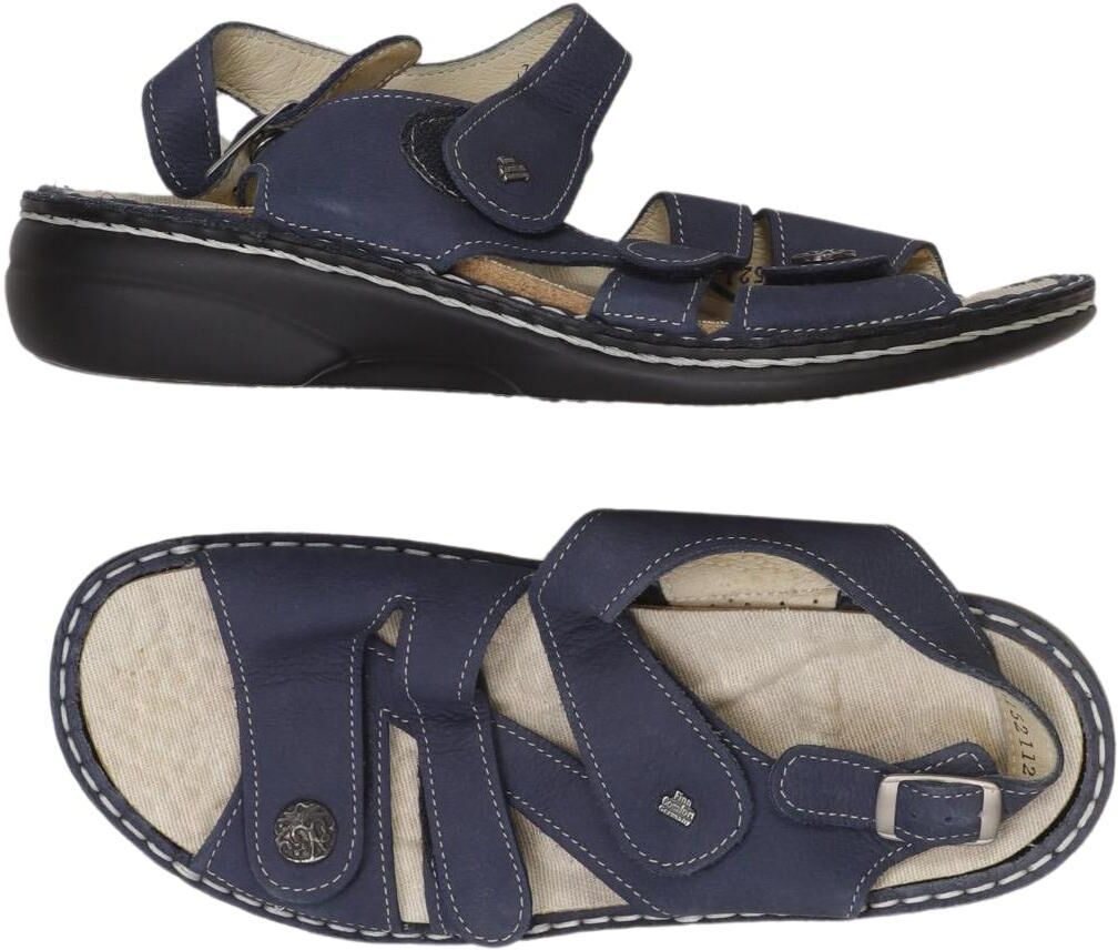 Finn comfort Damen Sandalen, Marineblau, Gr. EU 39, kein / Etikett - Second Hand