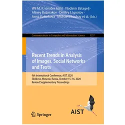 Recent Trends in Analysis of Images, Social Networks and Texts, Fachbücher