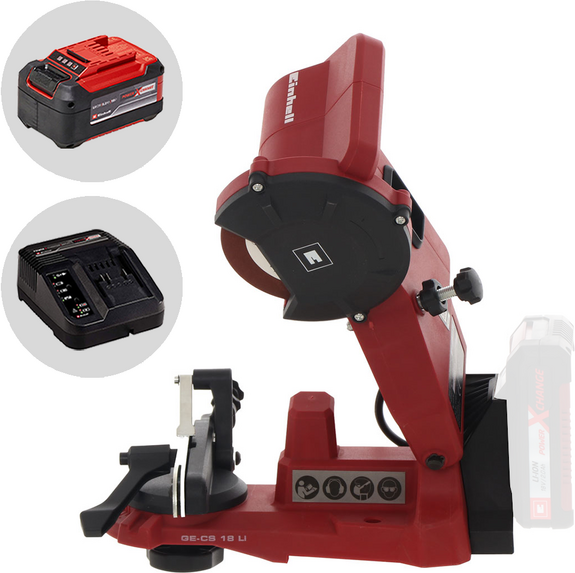 Einhell GE-CS 18 Li - Affûteuse de chaînes de tronçonneuses - 5,2 Ah 18 V