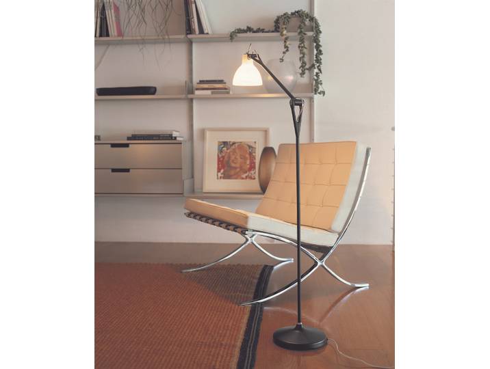 Luxy F1 Lampadaire Aluminium/Jaune - Rotaliana - Salon / séjour - Métal
