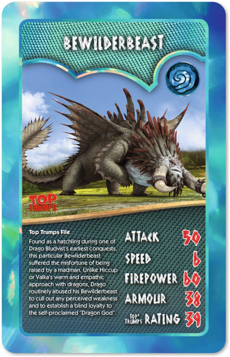 Top Trumps How to Train Your Dragon Special Edition Card Game, Ages 6+, by Winning Moves