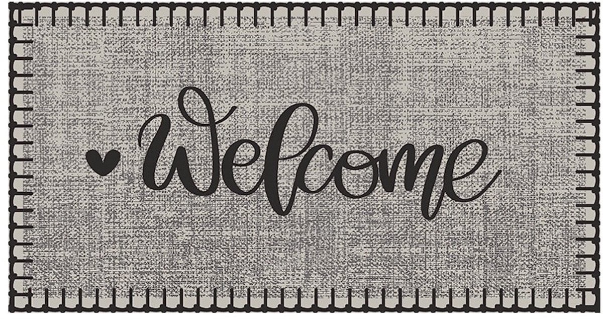 MD Entree Vision Schoonloopmat Warm Welcome - 40 x 80 cm