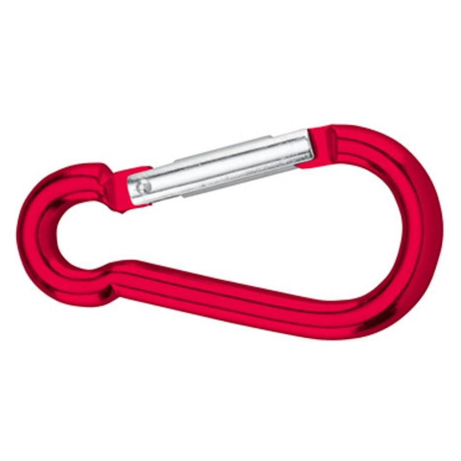 Dörner + Helmer Karabinerhaken Aluminium rot eloxiert (4815824)
