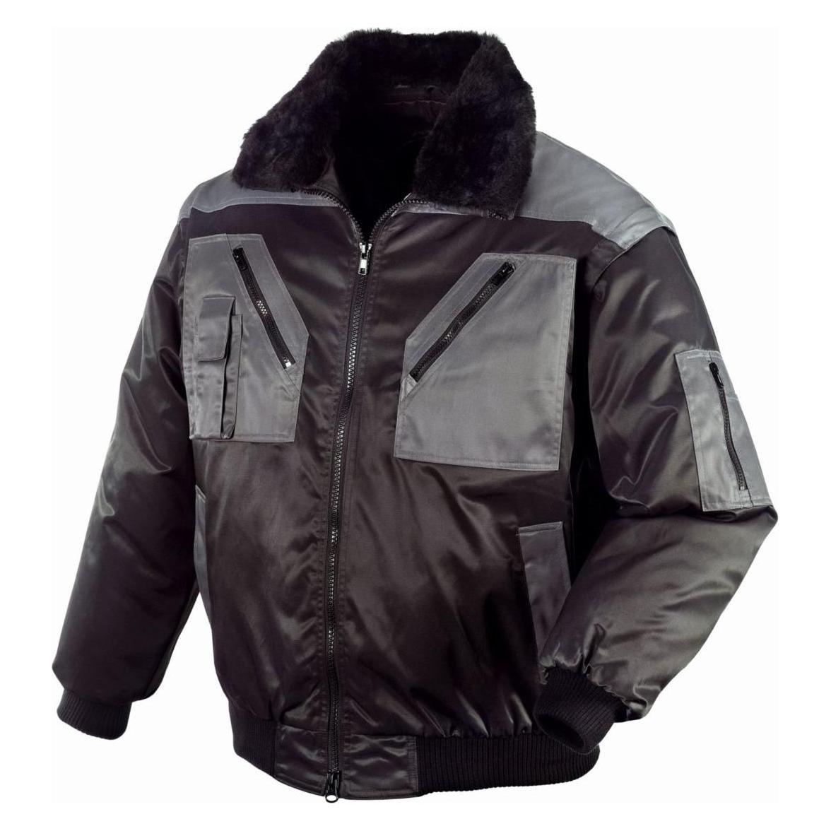 Runnex teXXor Piloten-Jacke OSLO schwarz/anthrazit Gr. 3XL (3XL) (228247)