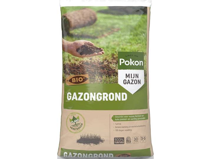 Pokon Bio Gazongrond - 30l - Biologische bodemverbeteraar - 100 dagen voeding