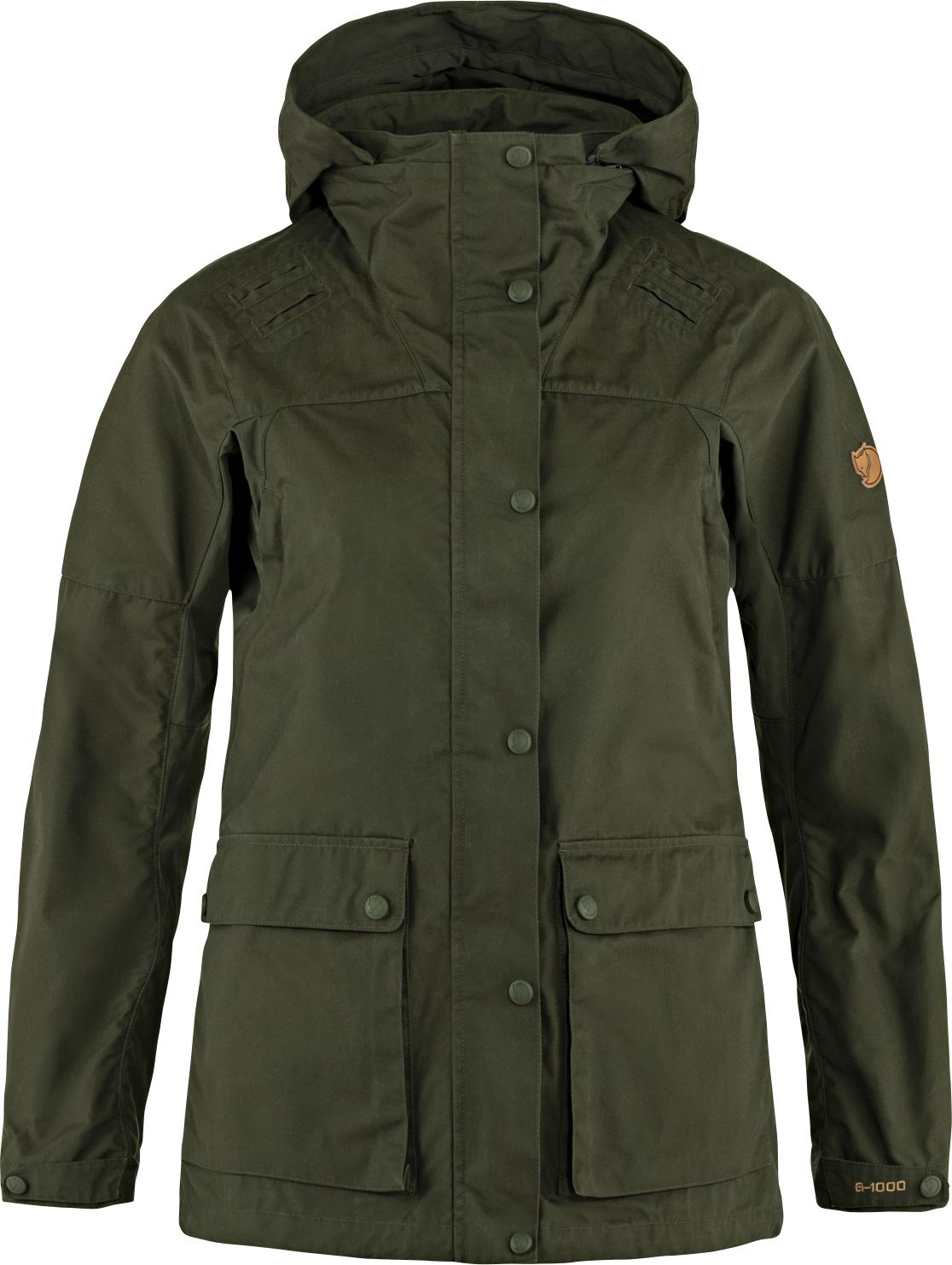 Fjällräven Lappland Forest Hybrid Jacket W Damen (Deep Forest) Größe S