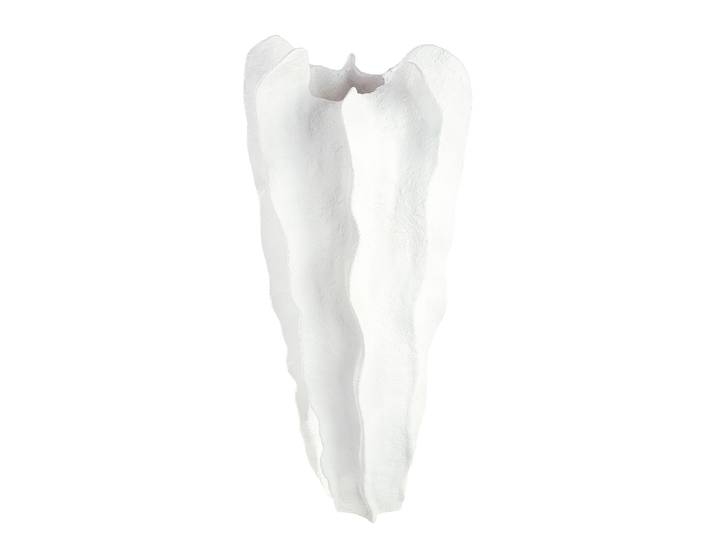 Vase à poser au sol Wavey Ø 38cm Blanc