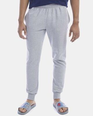 Champion P930 Powerblend Fleece Joggers Pant in Light Steel size Small   Cotton/Polyester Blend