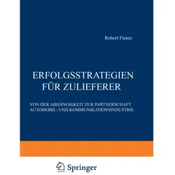 Erfolgsstrategien für Zulieferer, Fachbücher von Robert Fieten