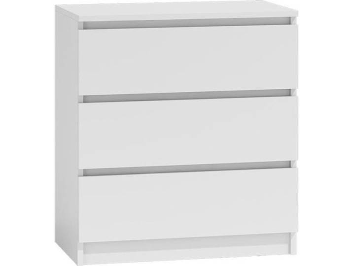 Commode blanche - MALWA M3 70 - Tiroirs - Blanc - Moderne - Scandinave