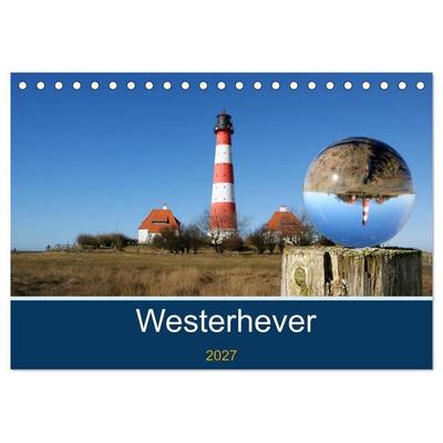 Westerhever (Tischkalender 2027 DIN A5 quer), CALVENDO Monatskalender